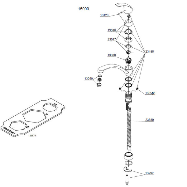 Damixa Parts Jupiter Kitchen Mixer Tap 15000.00