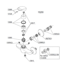 Damixa Parts Jupiter Shower Mixer Tap 15200.00 / 15277.00