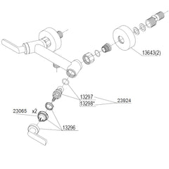 Damixa Parts Venus Surface-Mounted Kitchen Faucet Hoh 15Cm Article number 16300.00