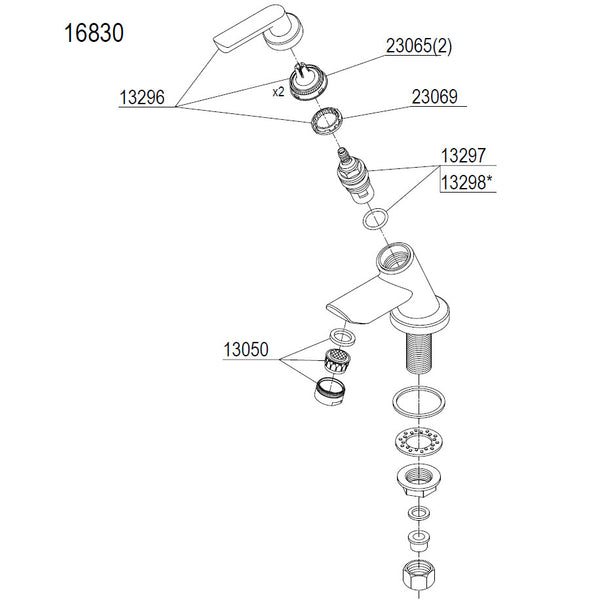 Damixa Parts Venus Fountain Tap 16830.00