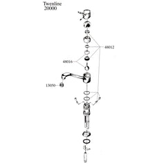 Damixa Parts Twenline Kitchen Mixer Tap 20000.00