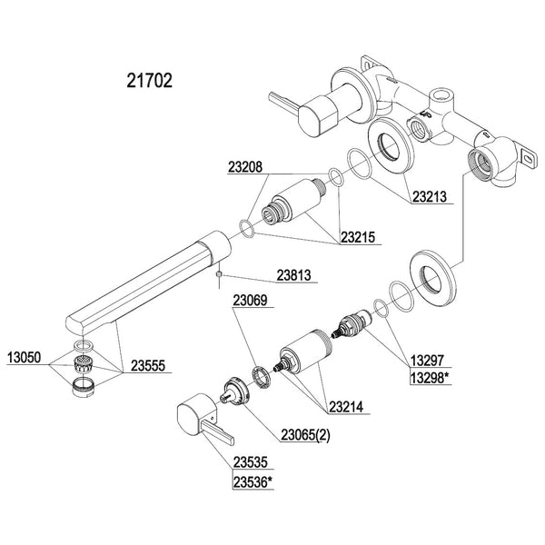 Damixa Parts Luna / Planet kitchen faucet 21702.00