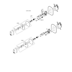 Damixa Onderdelen Universele Inbouwthermostaat Artikelnummer 27051.00 / 27056.00