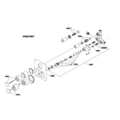 Damixa Onderdelen Thermostaten Bad- Douchethermostaat 27900.00 / 27950.00