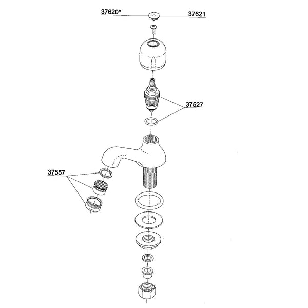 Damixa Parts Cascade Fountain Tap 31014.00