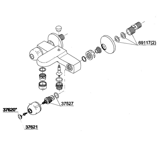 Damixa Parts Cascade Bath Tap 31100.00