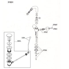 Damixa Parts Cascade Bidet Tap 31831.00