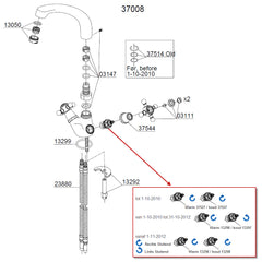 Damixa Parts Tradition Kitchen Mixer Tap 37008.00