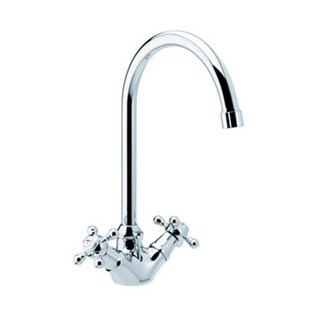 Damixa Onderdelen Tradition Wastafelkraan hoog met waste / ketting 37020.00 / 37037.00