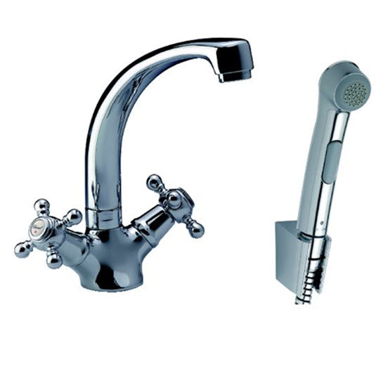 Damixa Onderdelen Tradition Wastafelkraan met aparte handdouche 37040.00