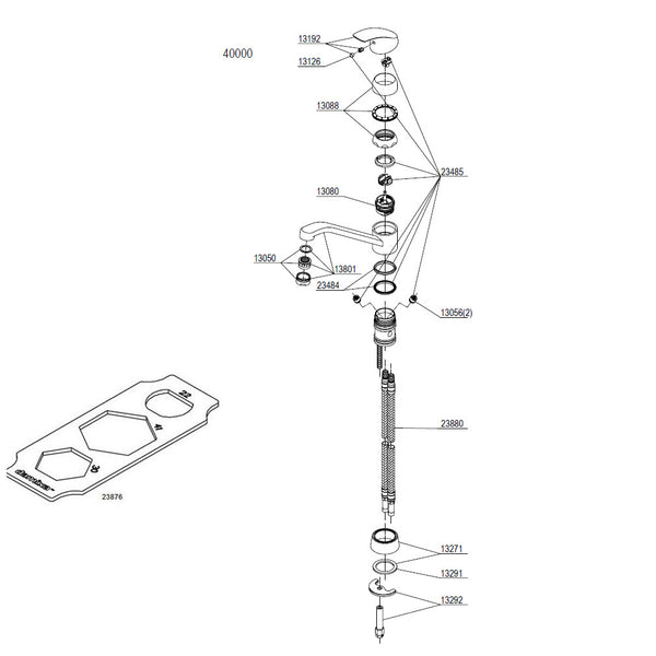 Damixa Parts Eclipse Kitchen Mixer Tap 40000.00