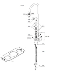Damixa Parts Eclipse Kitchen Faucet with High Spout 40070.00