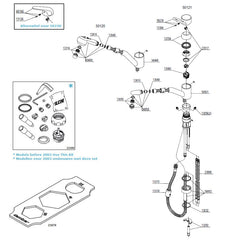 Damixa Onderdelen Apollo Classic Keukenkraan met uittrekbare perlator / kop 50121.00 / 50120.00