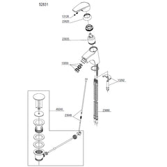 Damixa Parts Elara Bidet Tap 52831.00