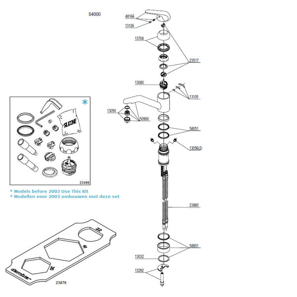 Damixa Parts Apollo Plus Kitchen Mixer Tap 54000.00