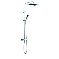 Damixa Onderdelen Slate Douchesysteem Chroom / Zwart Artikelnummer 57922.74 / 57927.74