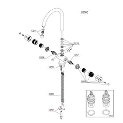 Damixa Onderdelen Titan Keukenmengkraan 62000.00