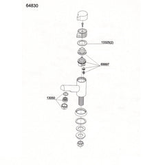 Damixa Onderdelen Architect Fonteinkraan 64830.00