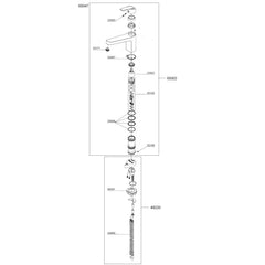 Damixa Slate keukenkraan Artikelnummer 65002.00 / 65047.00 / 65002.74 / 65047.74