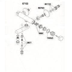 Damixa Onderdelen Architect Badmengkraan 67100.00