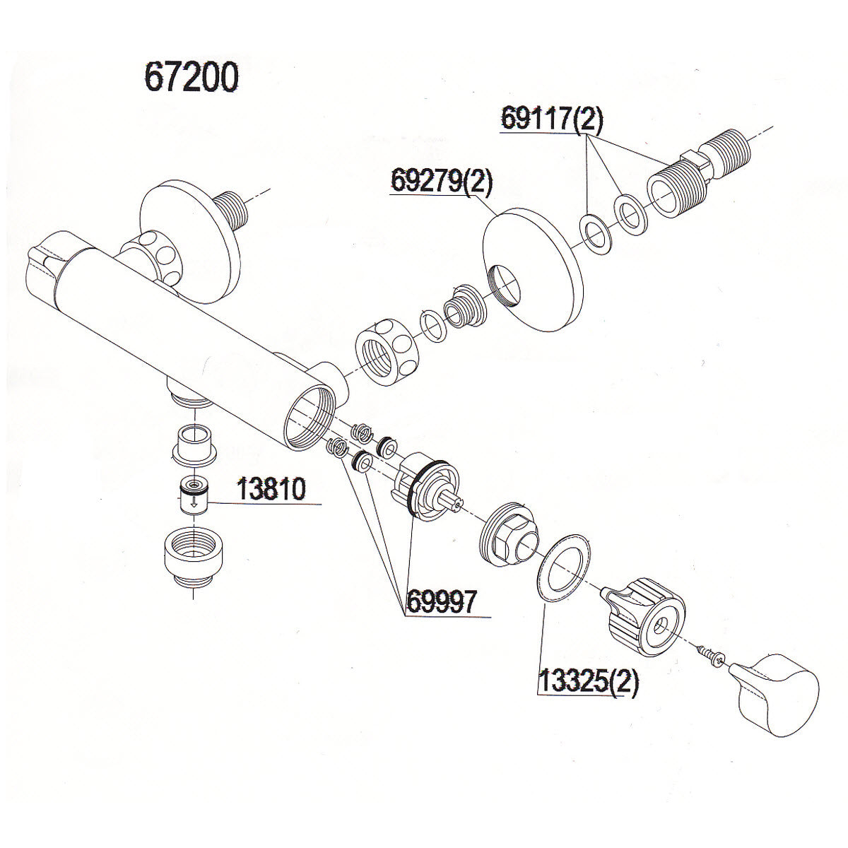 Damixa Onderdelen Architect Douchemengkraan 67200.00