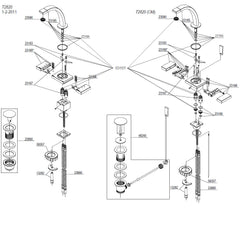 Damixa Onderdelen G Type V3.0 Wastafelkraan 72820.00