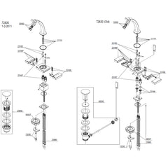 Damixa Onderdelen G Type V3.0 Bidetkraan 72830.00