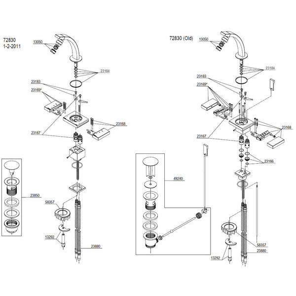 Damixa Parts G Type V3.0 Bidet Tap 72830.00
