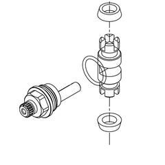 Damixa Objekt Rep. set diverter and piston - Article number 03114.00