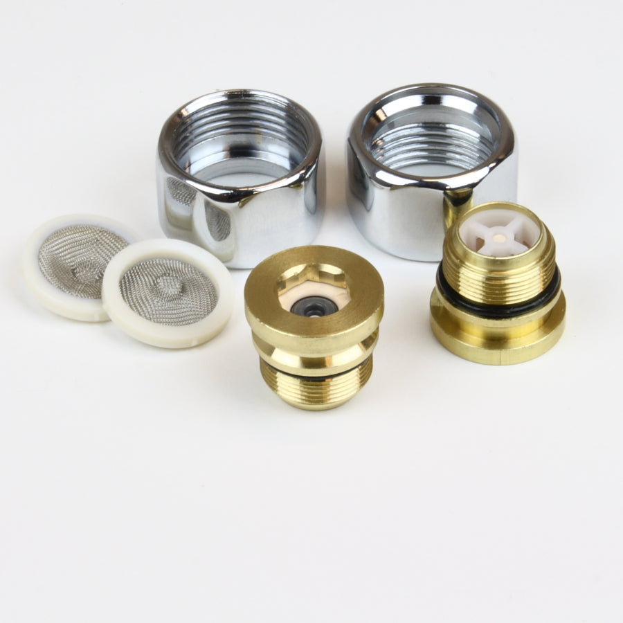 Damixa reparatie set 2 moeren 3/4, terugslagkleppen en filters voor thermostaat Artikelnummer 23898.00