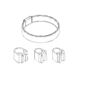 Damixa Zeepschaal + 3 klemmen Artikelnummer 23905.00