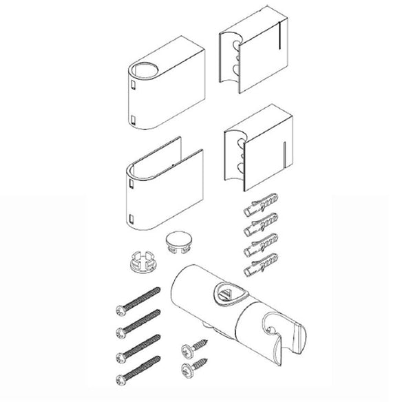 Damixa repair set FairJet sliding bar Article number 23923.00