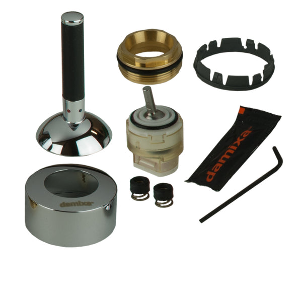 Damixa repair kit ceramic interior with handle and cap Chrome / Black Article number 23984.74