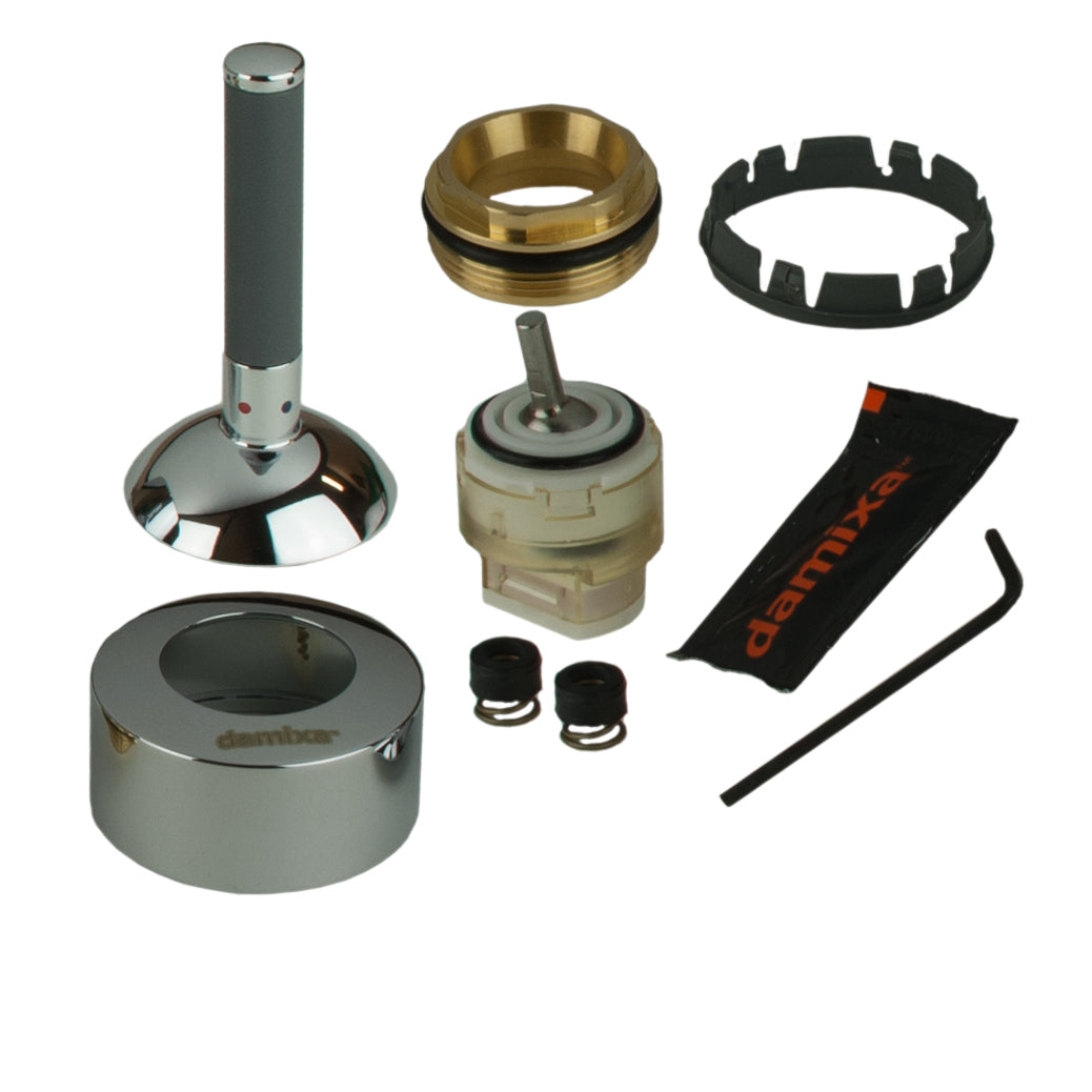 Damixa repair kit ceramic interior with handle and cap Chrome / Gray Article number 23984.78