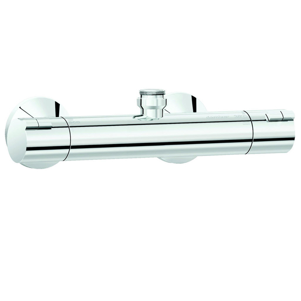 Damixa Thermixa Zero thermostatische douchemengkraan hoh 15cm 3/4 bovenaansluiting chroom
