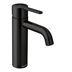 Damixa Silhouet wastafelmengkraan 1-greeps Medium met vaste uitloop Matzwart