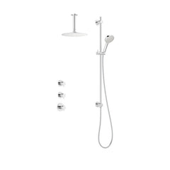 Damixa Silhouet XR 2 afbouwset inbouwthermostaat met stopkranen 57046