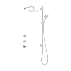 Damixa Silhouet XR 1 afbouwset inbouwthermostaat met stopkranen 57047
