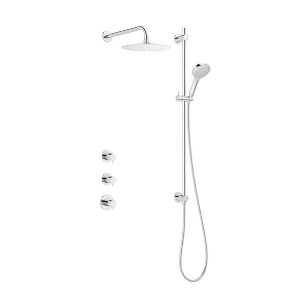 Damixa Silhouet XR 1 afbouwset inbouwthermostaat met stopkranen 57047