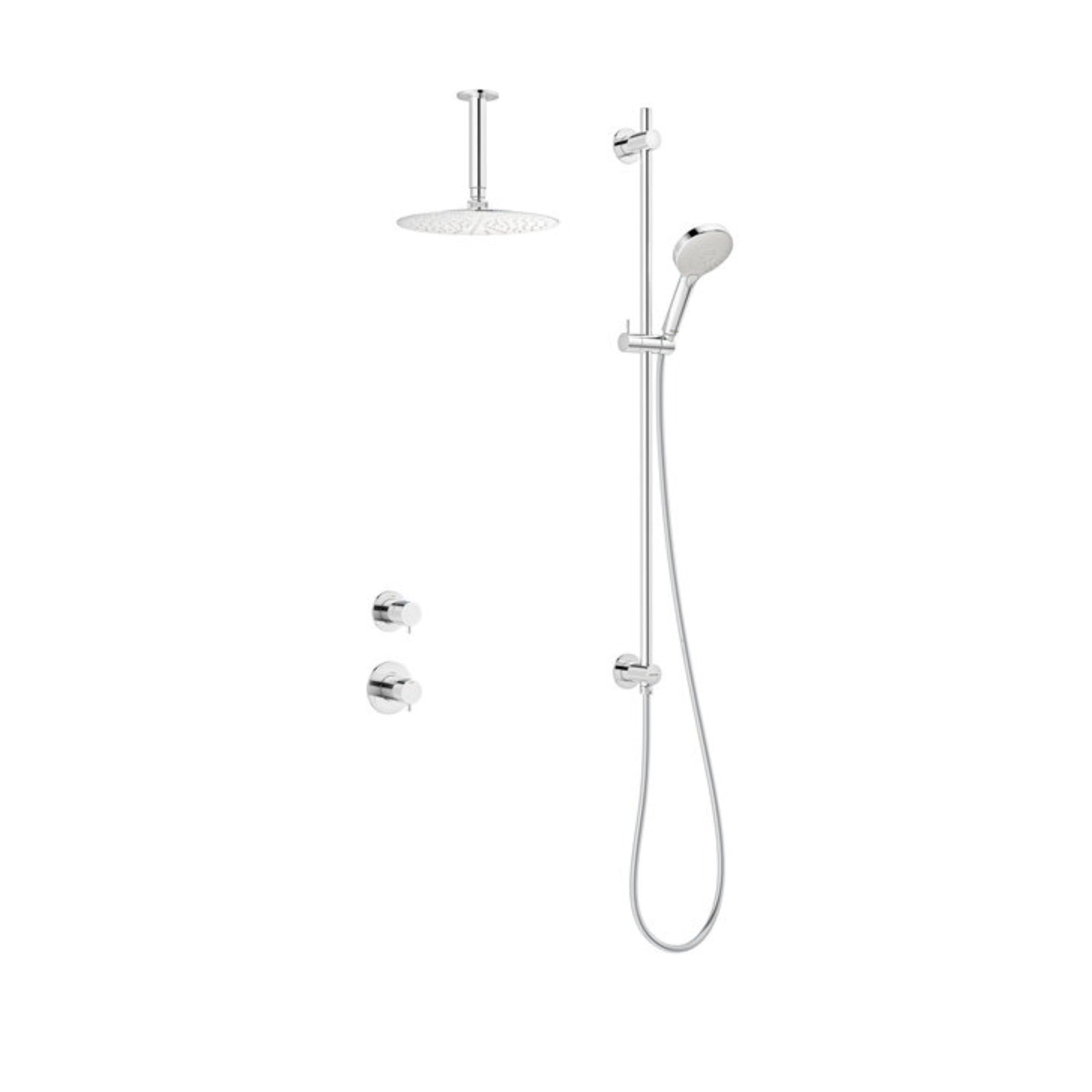 Damixa Silhouet DR 2 afbouwset inbouwthermostaat met omstel 57050