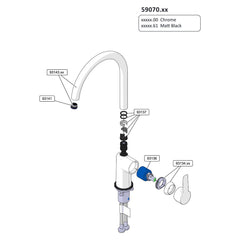 Onderdelentekening Damixa Core 59070