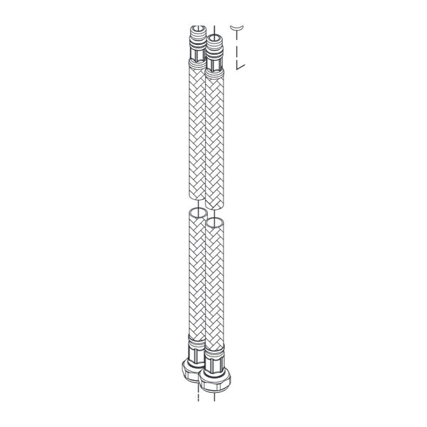 Damixa Aansluitslangen M10 x 3/8
