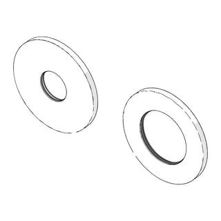 Damixa Rozetten Ø80 voor inbouwkraan Mat messing PVD 48453.79 lijntekening