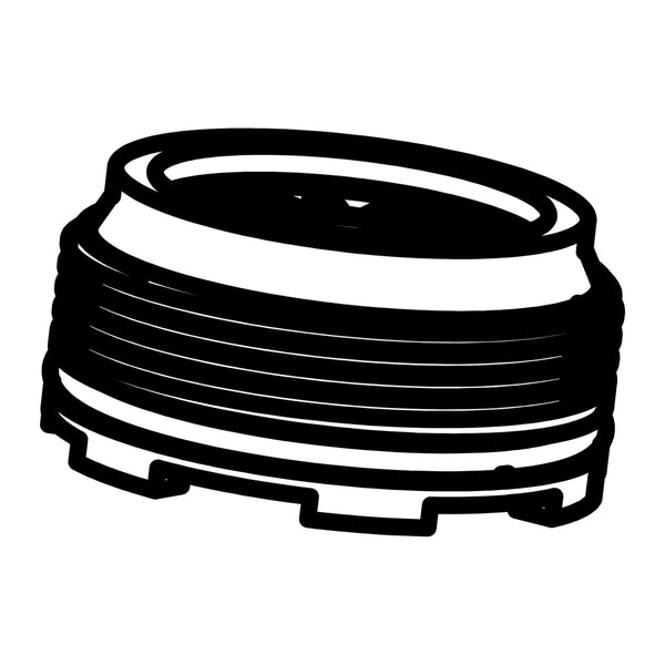Damixa Perlator vrijstaande badmengkraan 93104.00 lijntekening