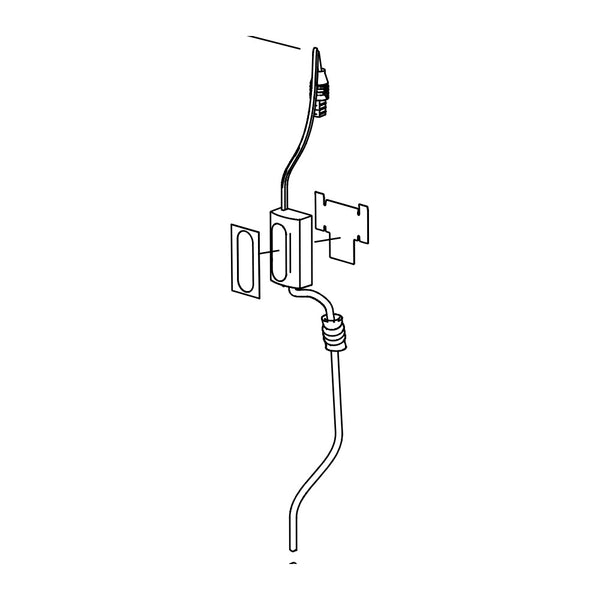 Damixa IR-sensor touchless 93151.00 lijntekening