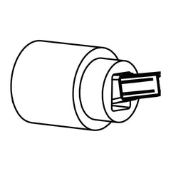 Damixa Cartouche 25 mm 93175.00 lijntekening