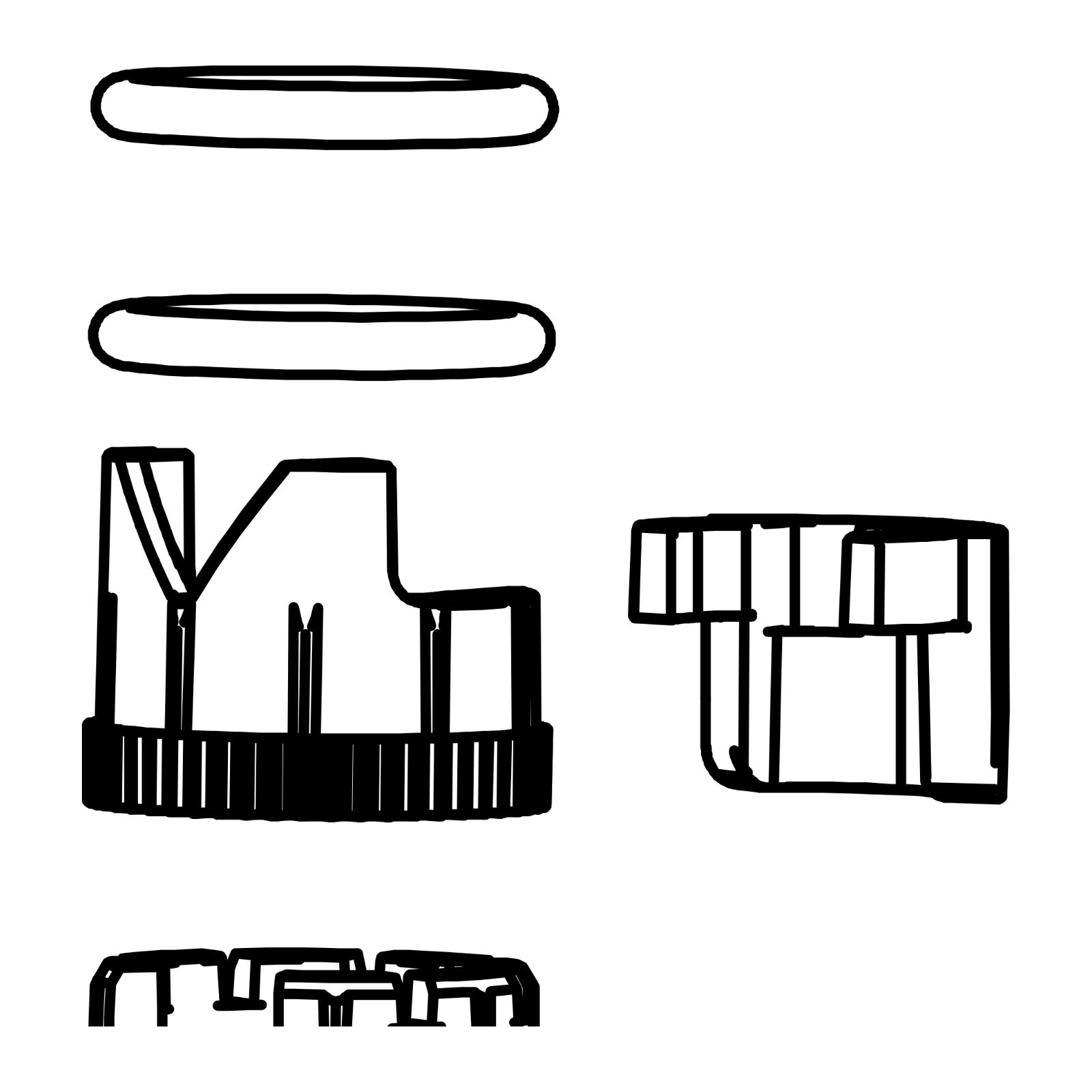 Damixa Draaibare uitloopset S91 93177.00 lijntekening