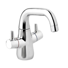 Damixa onderdelen Bell 2-greeps wastafelmengkraan 1-greeps u-uitloop z. waste 9086700