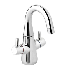 Damixa onderdelen Bell 2-greeps wastafelmengkraan 1-greeps c-uitloop z. waste 9096700