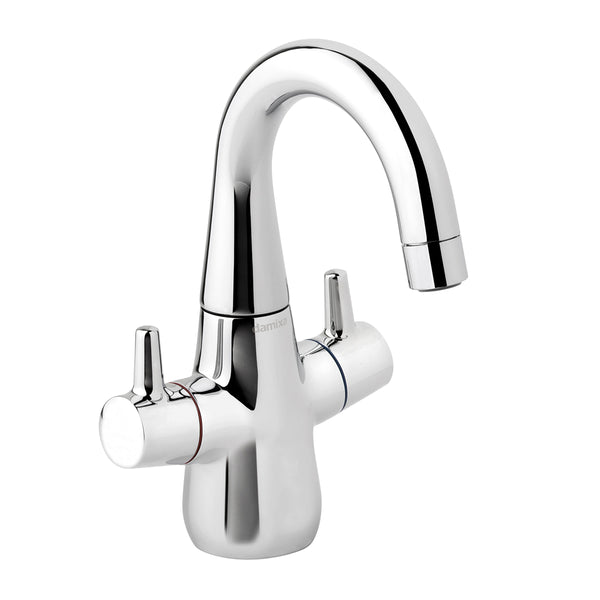 Damixa onderdelen Bell 2-greeps wastafelmengkraan 1-greeps c-uitloop z. waste 9096700